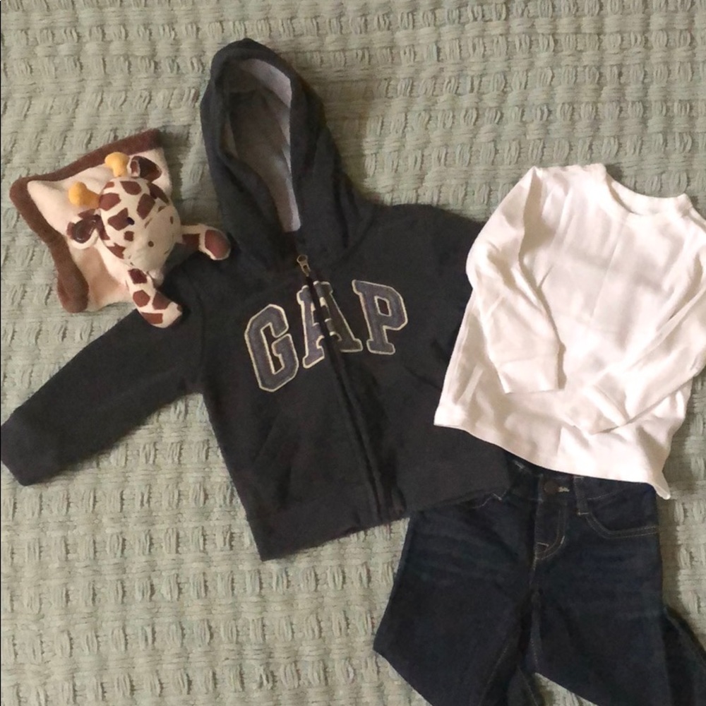 Gap Logo Fleece Hoodie (Toddler)